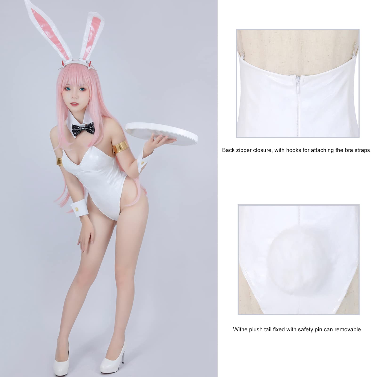 Mua CR ROLECOS Zero Two Bunny Cosplay Costume One Piece Bodysuit Bunny Girl  Costume trên Amazon Mỹ chính hãng 2023 Giaonhan247