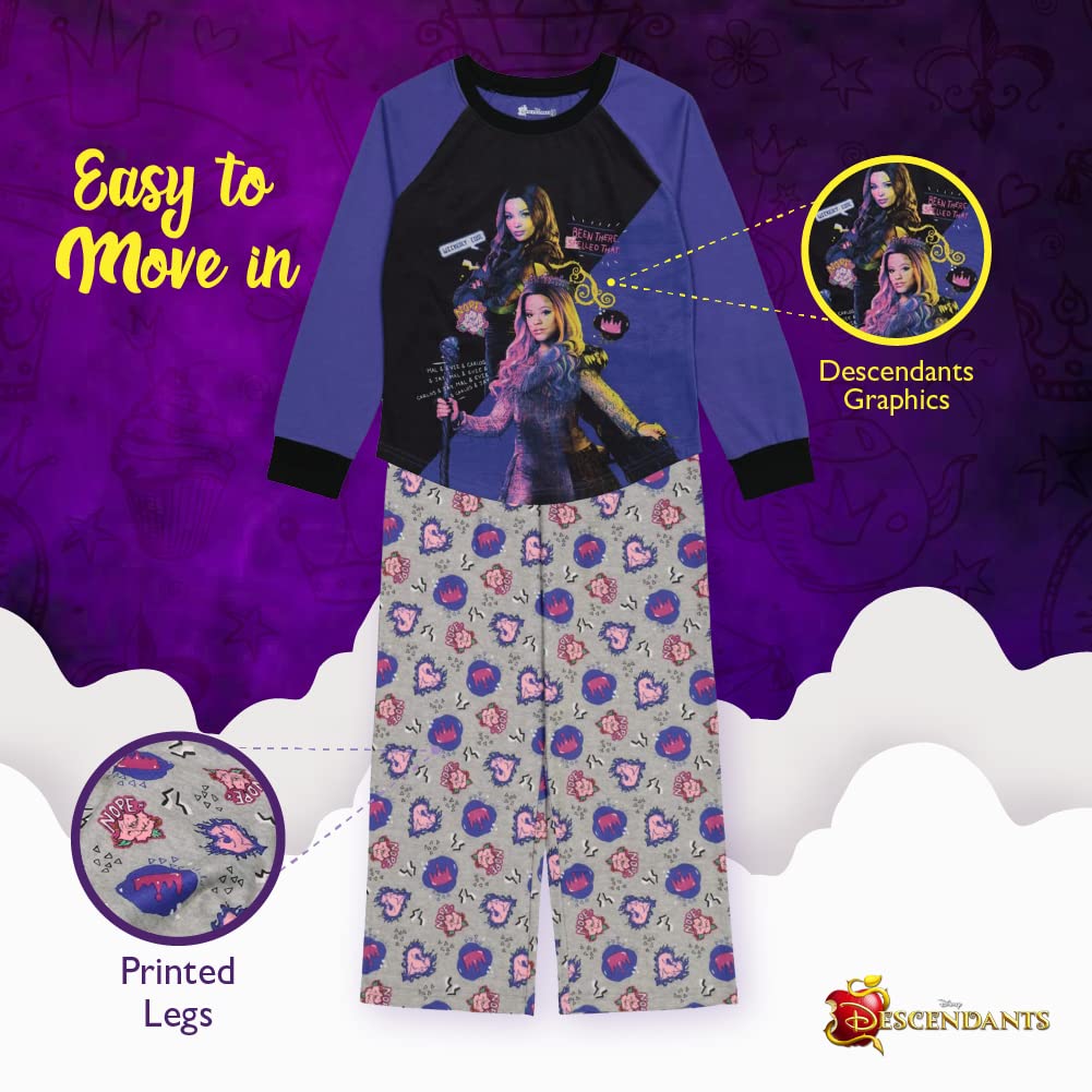 Disney Girls' 2-Piece Loose-fit Pajamas Set