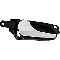 Garage-Pro Interior Door Handle Compatible with 2006-2011 Buick Lucerne Front or Rear Driver Side Black Bezel with Chrome Lever