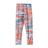 Little Child Girls Spring Autumn Marbled Yoga Bottom Pants Outer Long Pants Daily Wear Medium Size Athletic Girls