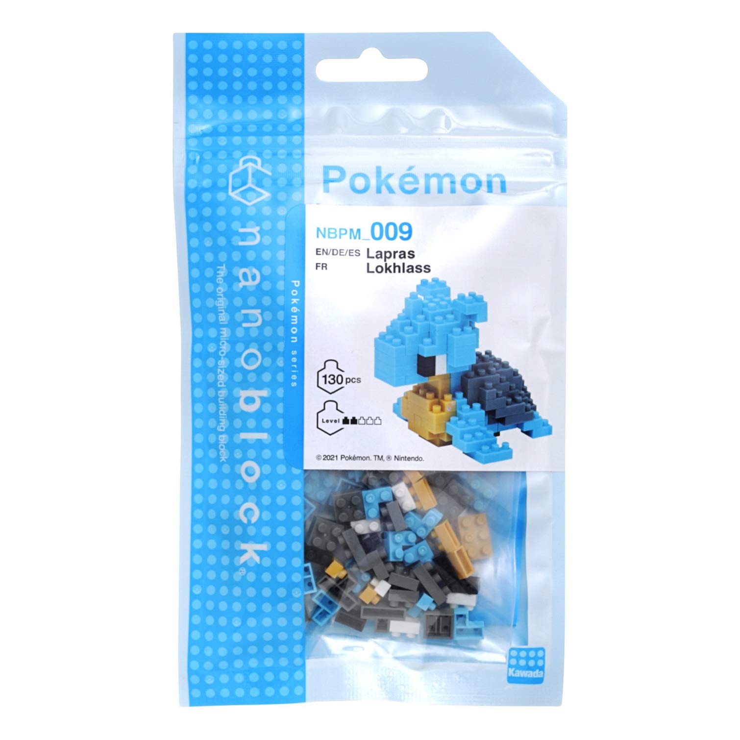 nanoblock Lapras [Pokémon], Pokémon Series Building Kit