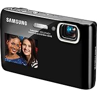 Samsung ST100 - Digital camera - compact - 14.2 Mpix - optical zoom: 5 x - supported memory: microSD, microSDHC - black