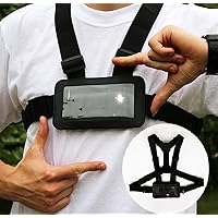 Use Mobile Phone as Action Camera - Splashproof and Secure Body Chest Mobile Phone Holder Mount Harness Strap