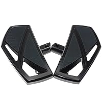 Foot Pegs Motorcycle Floor Pegs Front And Rear For Harley Softail Street Bob Low Rider Fat Bob Slim Sport Glide 2018+ Pegs Footrest (Color : Rear Foot Pegs)