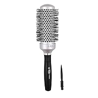 Ethnic Choice Round Hair Brush, Hot Curling Brush(2.5 inch, Barrel 1.5 inch), Roller Comb, Hair Roller Brush, Instantly Adds Volume, Hair Styler, 44mm