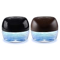 2-Pack Water-Based Purifier Air Washer, Air Revitalizer & Fresh Aire Freshener, Air Fresher with 7 LED Color Changing Mood Light for Rooms