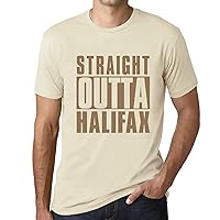 Men's Graphic T-Shirt Straight Outta Halifax Eco-Friendly Limited Edition Short Sleeve Tee-Shirt Vintage