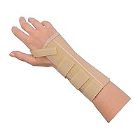 Rolyan 53845 AlignRite Wrist Support without Strap, Short Length, Right, X-Large