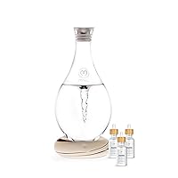 MAYU Swirl Strctured Water Pitcher + Concentrated Ionic Trace Mineral Drops (3pack)