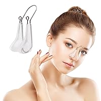 Nose Shaper Silicone Nose Lifter Clip Nose Bridge Straightener Corrector Nose Slimmer Device Nose Up Lifting Clips Tool for Wide Noses, White