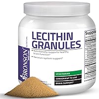 Lecithin Granules (Powder) 7500 MG, 1 Lbs (454 Grams, or 16 Ounces)