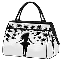 Travel Duffel Bag, Sports Tote Gym Bag, Cheerleading Girl Overnight Weekender Bags Carry on Bag for Women Men, Airlines Approved Personal Item Travel Bag for Labor and Delivery,B49