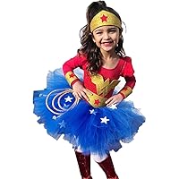 Wonder Girl Costume Dress Superhero Costume Children