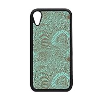 Line Drawing Abstract Blue Fishes Plants for iPhone XR Case for Apple Cover Phone Protection