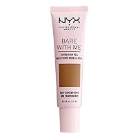 NYX PROFESSIONAL MAKEUP Bare With Me Tinted Skin Veil, Lightweight BB Cream - Cinnamon Mahogany