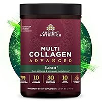 Advanced Hydrolyzed Collagen Peptides Powder Protein Lean with Probiotics and Vitamin C, Cinnamon, for Women & Men, Supports Healthy Weight Management & Muscle Building, 25 Servings