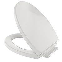TOTO SS114#11 Transitional SoftClose Elongated Toilet Seat, Floor Mounted, Colonial White