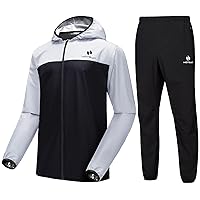 HOTSUIT Sauna Suit for Men Weight Loss Sweat Suits Gym Workout Exercise Sauna Jacket Pant Full Body