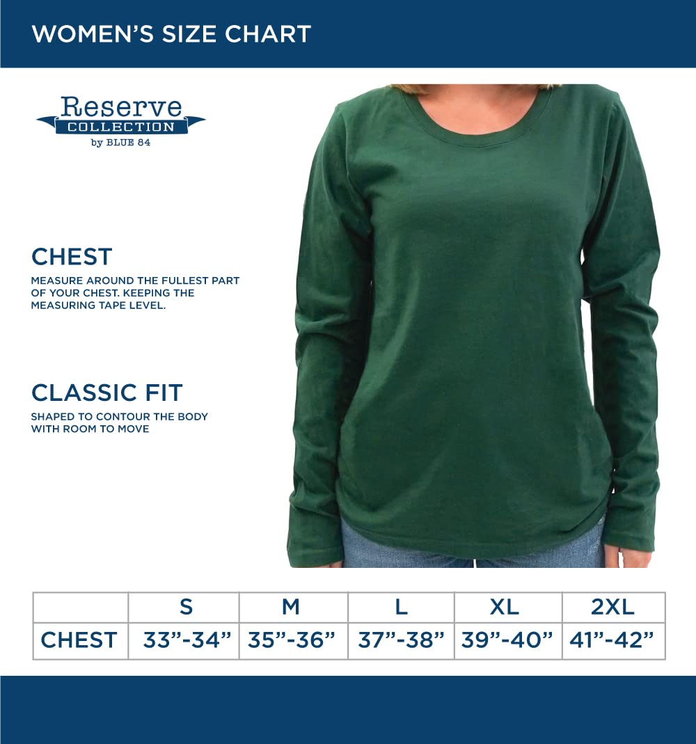 Blue 84 Women's NCAA Officially Licensed Long Sleeve T-Shirt Athletic Team Color