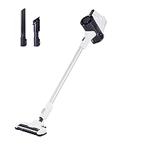 Amazon Basics Cordless Vacuum Cleaner with Brushless Motor 0.4L, White