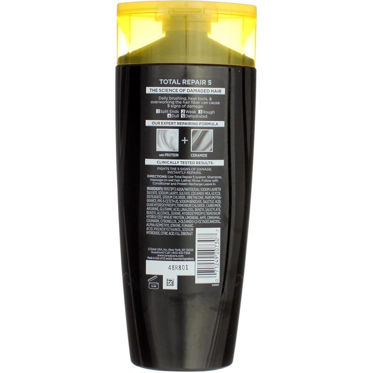 Loreal Shampoo Elvive Total Repair 5 Repairing 12.6 Ounce (375ml) (2 Pack)