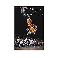 Basketball Posters Player Star Dunk Poster Classic Vintage Aesthetic Poster Decorative Painting Canvas Wall Art Living Room Posters Bedroom Painting 24x36inch(60x90cm) Unframe-style