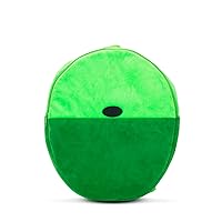 Green Backpack for Anime Costume Prop Lime Green Plush Backpack Cartoon Human's Adventure for Cosplay Halloween