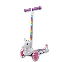 Scooter for Kids Ages 3-5 - Extra Wide Deck & Foot Activated Brake, 3 Wheel Self Balancing Kids Toys for Boys & Girls