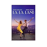 La La Land Movie Poster Canvas Art Poster and Wall Art Picture Print Modern Family Bedroom Decor Posters 12x18inch(30x45cm)