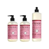 MRS. MEYER'S CLEAN DAY Variety, 2 Mrs. Meyer's Liquid Hand Soap 12.5 OZ, 1 Mrs. Meyer's Liquid Dish Soap, 16 FL OZ, 1 CT (Peppermint)