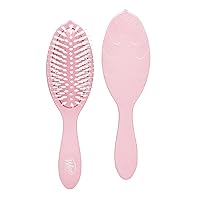 Wet Brush Go Green Watermelon Oil Infused Detangling Hair Brush - Pain-Free Ultra-Soft Detangler Bristles Glide Through Tangles with Ease - Protects Against Split Ends