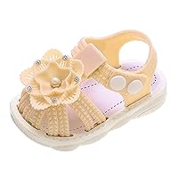 Espadrille Platform Open Toe Summer Shoes for Little Kid/Big Kid Girls Comfort Bright Diamond Shoes for Little Girls Kids Shoes Slippers