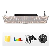 VEVOR LED Grow Light, 200W Full Spectrum Dimmable, High Yield Grow Lights for Indoor Plants, Samsung 281B+PRO Chips for Plants Growing, Daisy Chain Driver, 3 * 3/2 * 4 ft Grow Tent