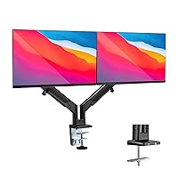 Mount-It! Space Saving Dual Monitor Arm, Fits Two 17