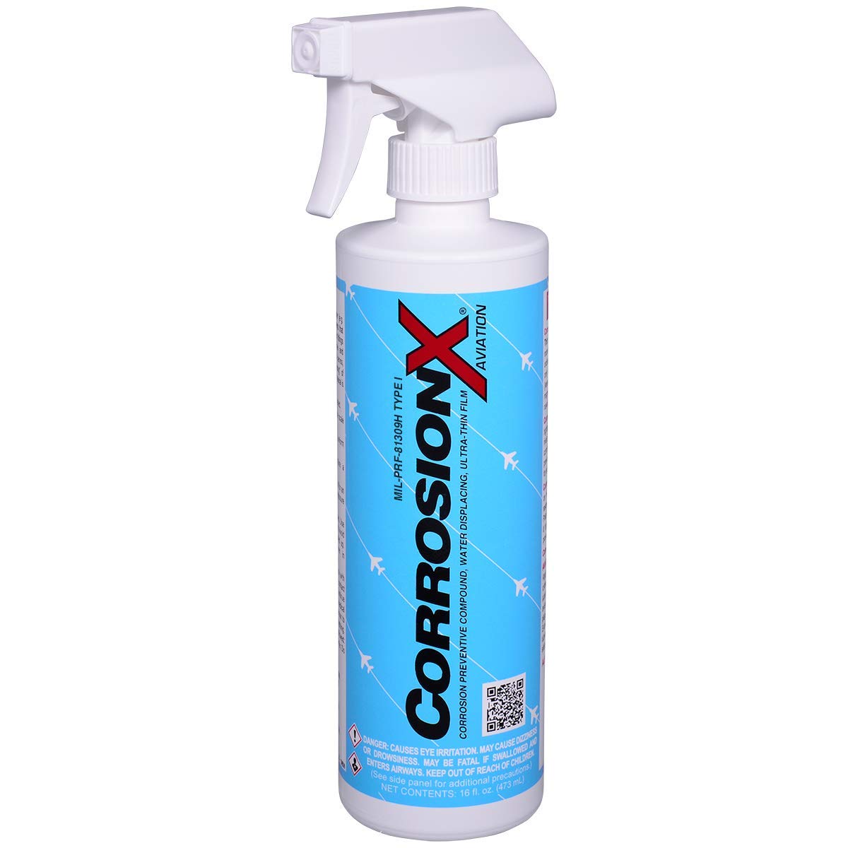 Corrosion Technologies CorrosionX Aviation 80103 (16 oz trigger) – Ultra-Thin Film Aviation Grade, Military Performance Requirement Qualified Corrosion Prevention and Control Compound | MIL-PRF-81309H