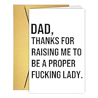 Funny Fathers Day Card Funny Fathers Day Gift from Daughter Funny Father's Day Gift Ideas for Dad Birthday Card from Daughter Dad Card