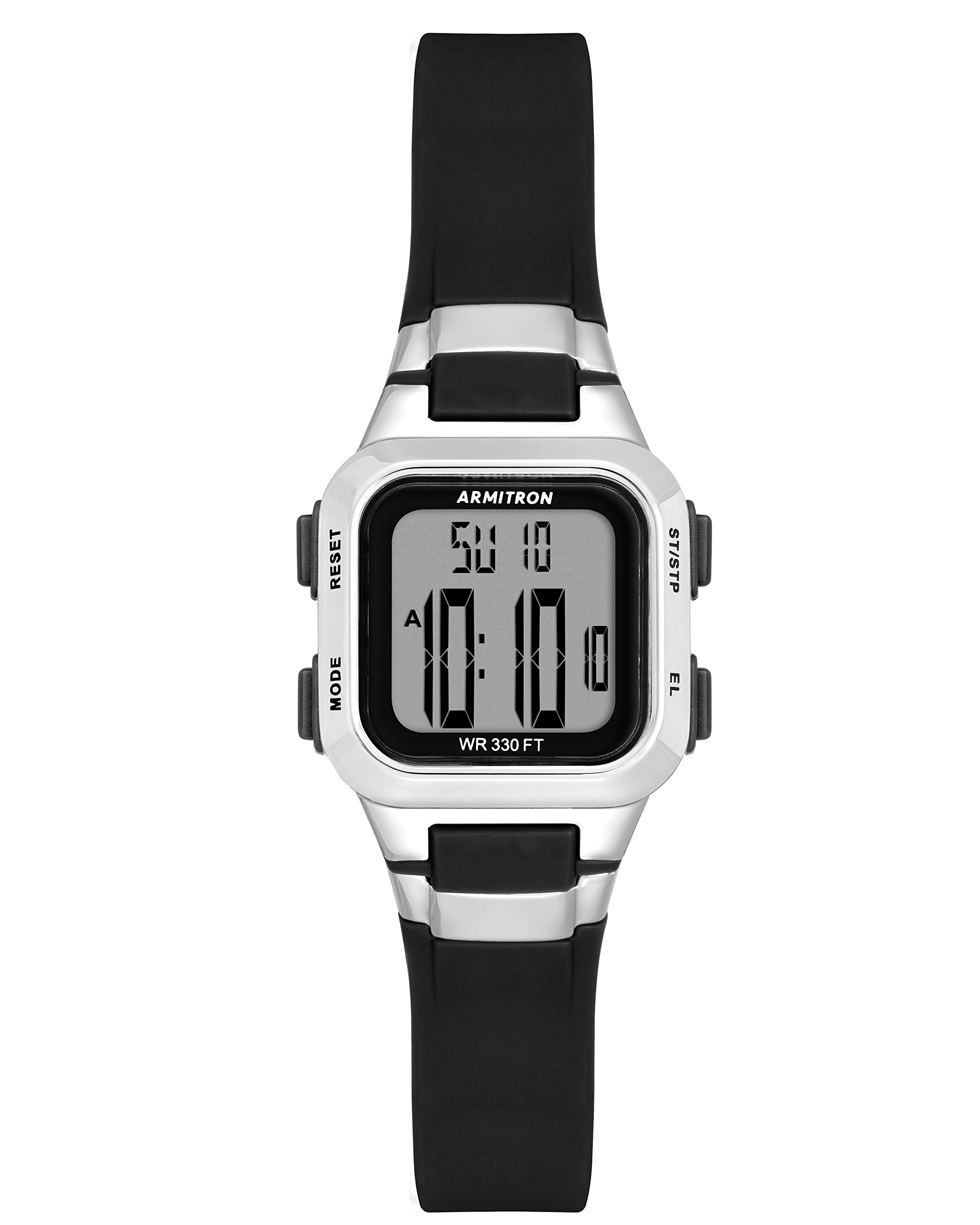 Armitron Sport Women's Digital Chronograph Resin Strap Watch, 45/7139