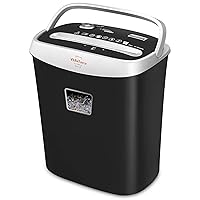 Paper Shredder for Home Office,VidaTeco 10-Sheet Cross-Cut Shredder with US Patented Cutter,Also Shreds Card/CD/Clip,Paper Shredder for Home Use Heavy Duty,Durable with Jam Proof,3.9-Gallon Bin(ETL)