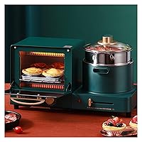 Breakfast machine home mini multi-functional four-in- fully automatic small oven toaster bread machine maker