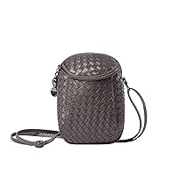 evoon Small Crossbody Bag for women Mini Woven Leather Cell Phone Purse Shoulder Sling Bag Wallet for Laides Travel Favorites