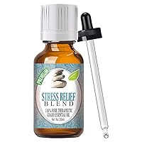 Healing Solutions Stress Relief Blend Essential Oil - 100% Pure Therapeutic Grade - 30ml