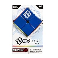 Goliath NEXcube 2x2 Classic - Stickerless Speed Cube - Super Smooth Technology Unlocks Super Speed to Break Records! - Multicolor