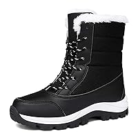 Lazzy Women‘s Snow Boots Warm Winter Boots Anti-Slip Mid Calf Booties Winter Shoes for Women