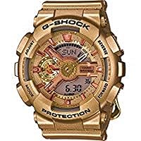 Casio G-Shock G Series Gold Collection Gold Dial Female Watch GMAS110GD-4A2