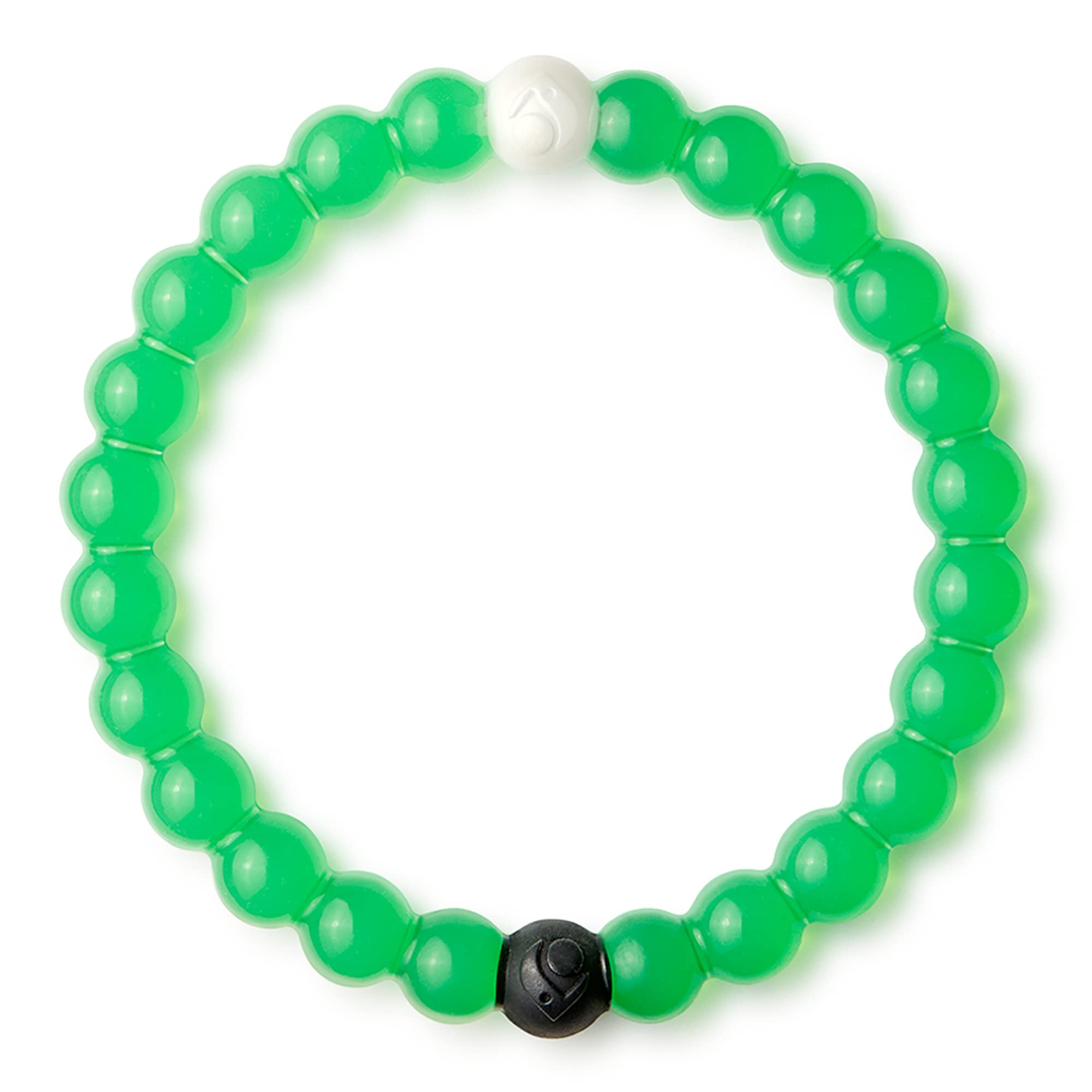 Lokai Silicone Beaded Bracelet for Environment Cause - Medium, 6.5 Inch Circumference - Jewelry Fashion Bracelet Slides-On for Comfortable Fit for Men, Women & Kids