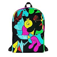 Pixie Brightly Colored Abstract Backpack