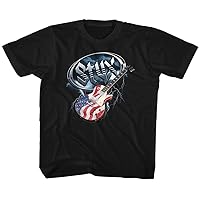 American Classics Styx Flag Guitar Black Youth Big Boys T-Shirt Tee