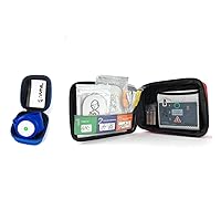 WNL Products WL120ES10 & WLCRM Bundle: AED Defibrillator Practi-Trainer Essentials Base Model AED Training Kit & CPR Compression Rate Wrist Monitor Practi-CRM with Blue EVA Carrying Case