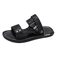 Mens Sling Sandals Dual Use Slippers Sandals Beach Wear Fashionable Sandals And Men's Slip on Sandals Adjustable