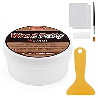 SEISSO Wood Filler, Walnut Wood Putty for Trim, Wood Filler Paintable, Stainable, Water-Based Wood Putty Filler Outdoor, Wood Repair Kit - Restore Wooden Table, Cabinet, Floors, Door